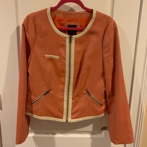 The Limited Orange and Cream Jacket